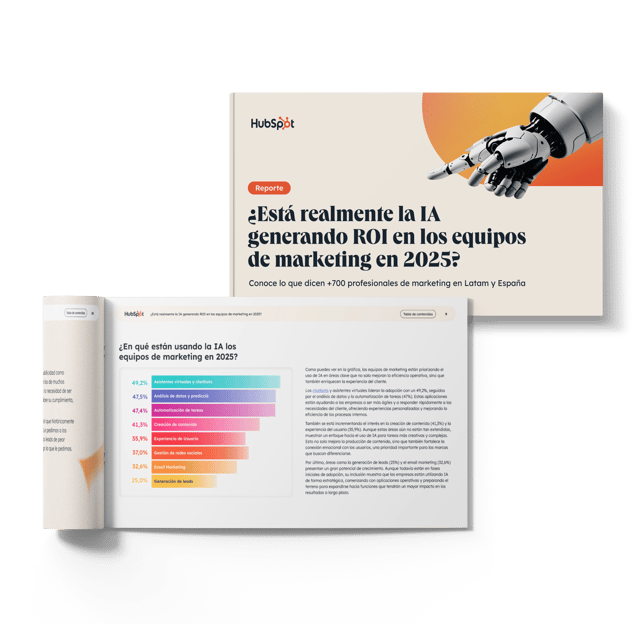 Reporte de impacto de IA en ROI de marketing