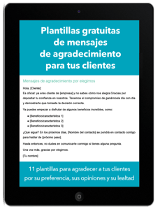 Cómo crear mensajes para agradecer a tus clientes